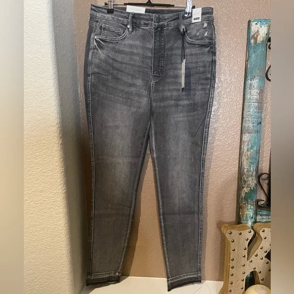 Judy Blue Charcoal Skinny Jeans - Picture 1 of 1